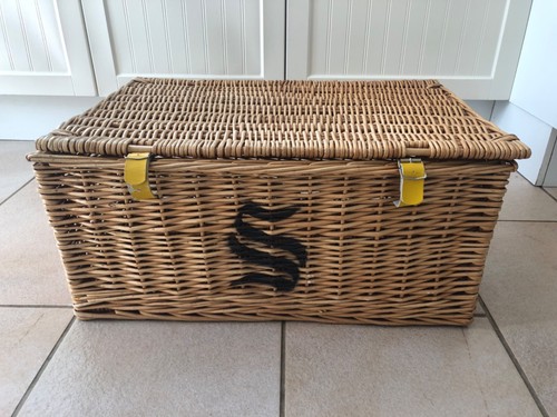 Selfridges wicker hamper large - wicker,