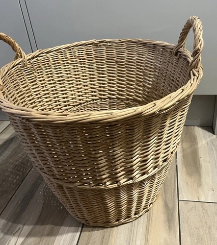 Large wicker basket - wicker, with