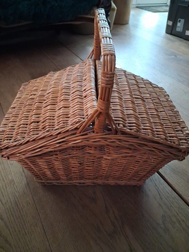 Wicker picnic huntsman - picnic/huntsman, basket