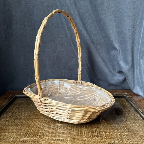 Vintage hand woven wicker - woven,