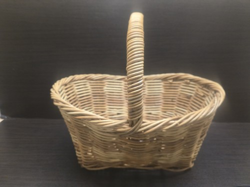 Large wicker basket - wicker, 49x38x40cm