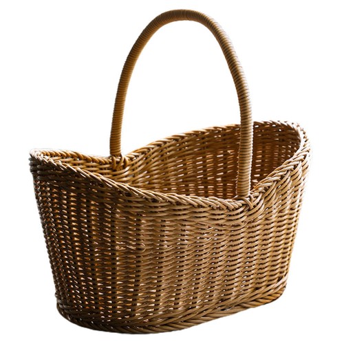 Large wicker basket with - basket,