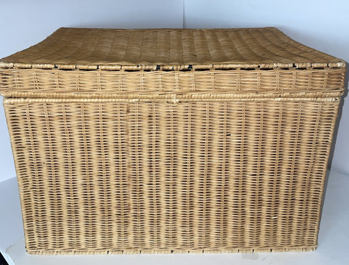 Wicker woven rectangle - woven, large
