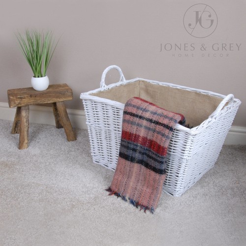 Large white wicker - large, willow