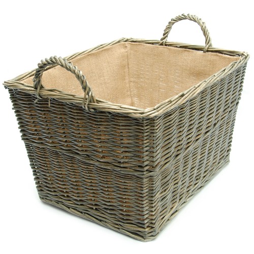 Wicker storage basket large - storage,