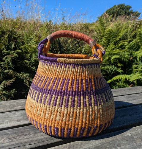 Large bolga basket - bolga,