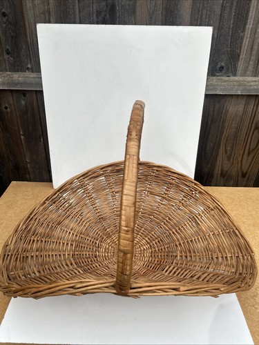 Large wicker woven gathering - wicker,