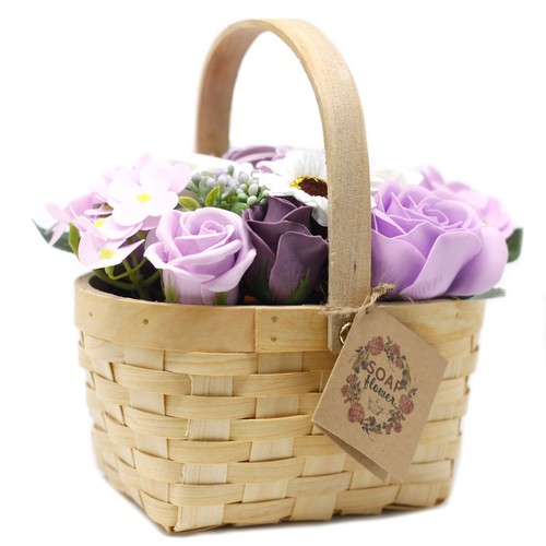 Large lilac bouquet wicker - bouquet,