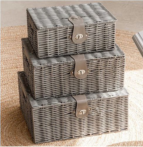Vencier wicker storage baskets - storage,