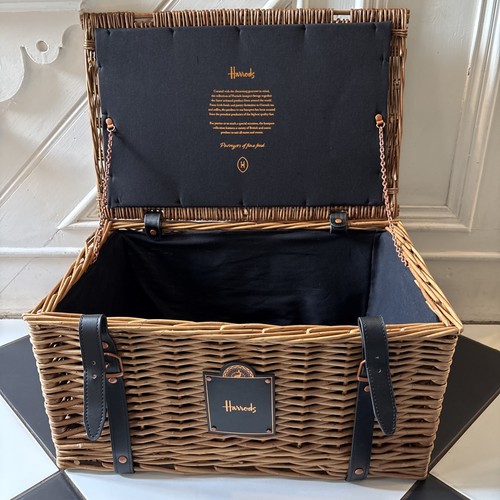Harrods luxury wicker - wicker, hamper