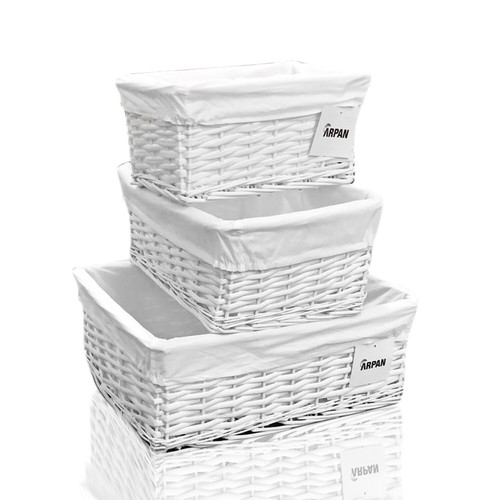 Arpan wicker storage basket - storage,