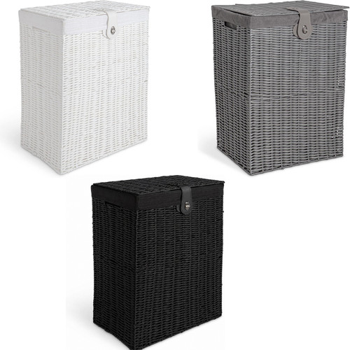 Vencier wicker laundry hamper - wicker,