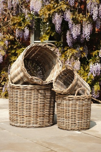 Round kubu wicker - wicker, rattan