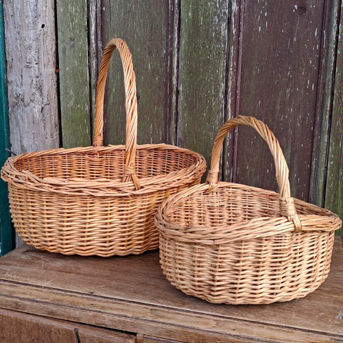 Vintage handcrafted wicker - handcrafted,