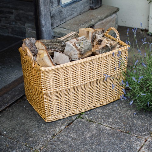 Natural wicker rectangular - natural,