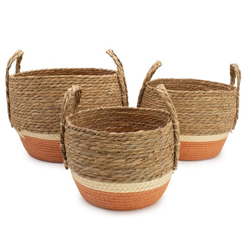 Seagrass large baskets set - large, of