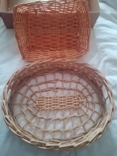 Two large wicker hamper - two, /