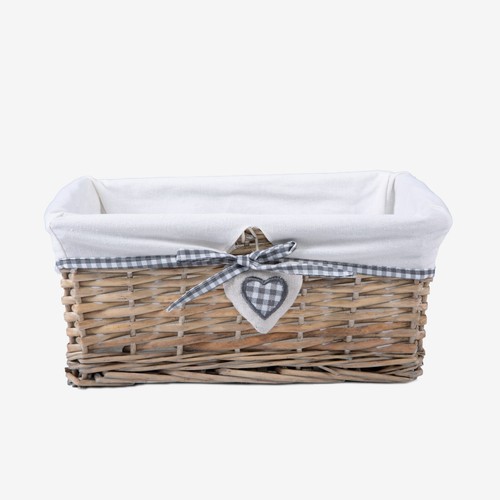 Natural wicker storage - wicker, basket