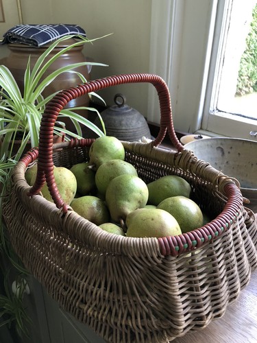 Vintage wicker farmhouse style - vintage,
