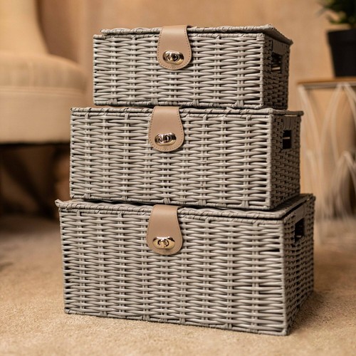 3pc storage basket set - storage, pe