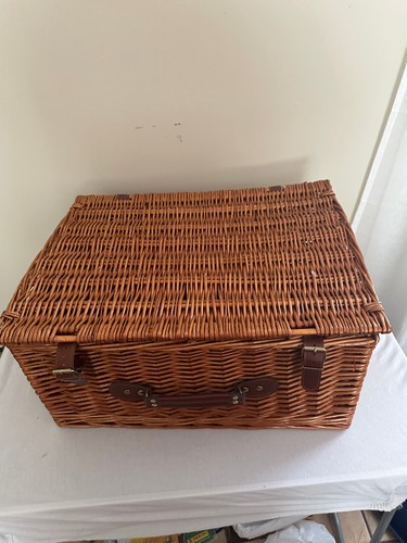 Large wicker storage basket - storage,