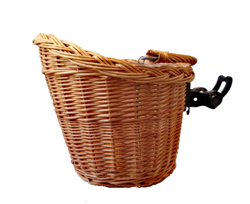 Bicycle basket wicker natural - bicycle,