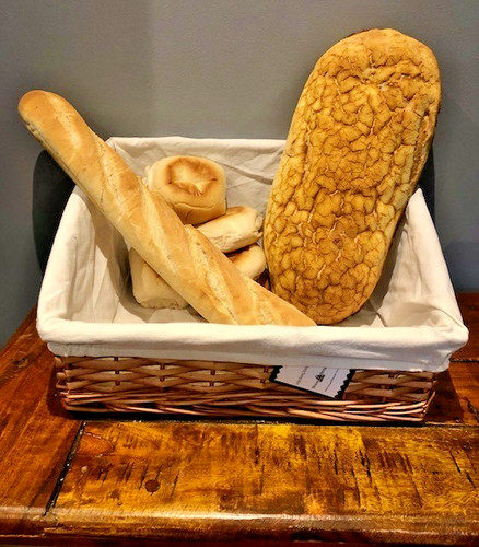 Hamper bread display sloped - bread,