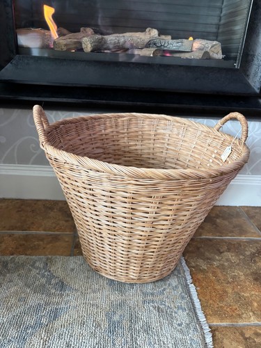 Large wicker basket with - wicker,