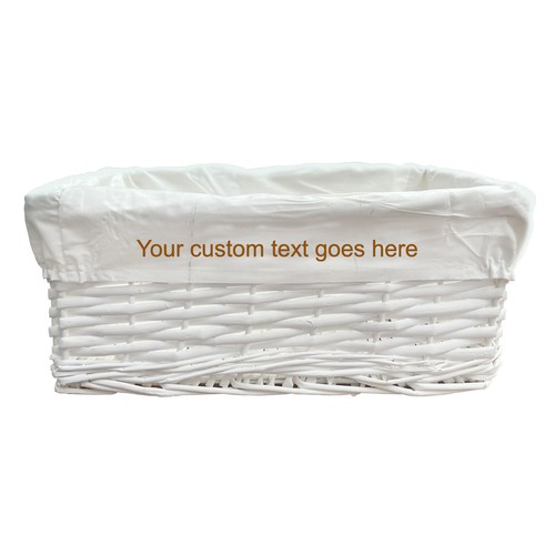 Personalised text large - large, white